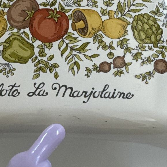 Corning Ware 3qt A3B Spice of Life L' Echalote La Marjolaine Dish NO LID READ - Picture 12 of 14